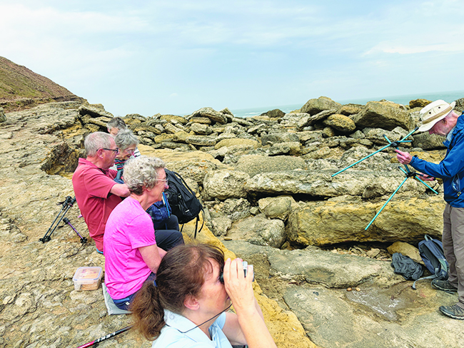 Easingwold U3a Geology Group Finally Makes It To Filey Brigg! report...as featured in The Easingwold Advertiser & Weekly News 15th August, 2026